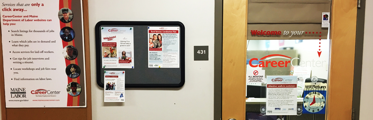 Inside the Calais Career Center